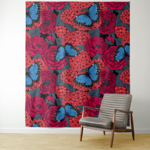 Tapiz Morpho garden azul