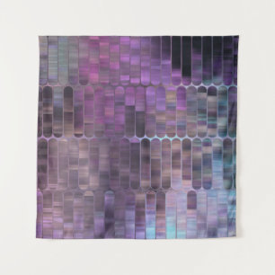 Tapiz Mosaico Brillante: Resumen Glosado Multicolorizado