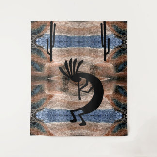 Tapiz Mosaico del desierto del suroeste de Kokopelli 68