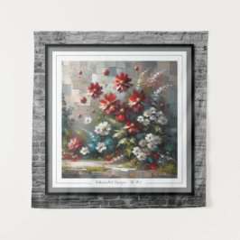 Tapiz Mosaico floreciente