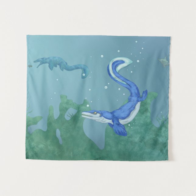 Tapiz Mosasauro (Anverso (horizontal))