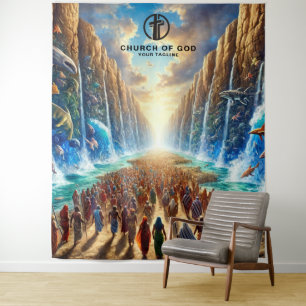 Tapiz Moses Parando Los Mares