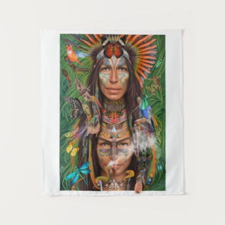 Tapiz Moth Men Shamen