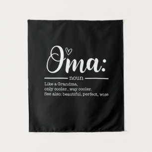 Tapiz Mother Art Cute Oma Definition Birthday