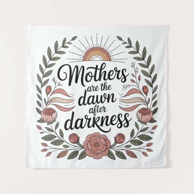 Tapiz Mothers Are The Dawn After Darkness (Anverso)