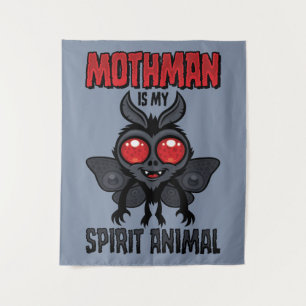 Tapiz Mothman Es Mi Animal Espiritual