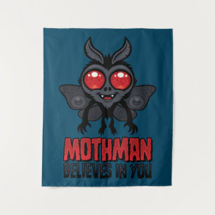 Tapiz Mothman Motivacional Cree En Ti