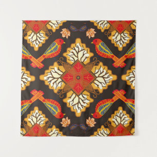 Tapiz Motif de batik indonesio con un toque distintivo