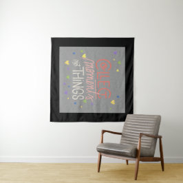 Tapiz Motivación para el diseño de estilo de vida flojo