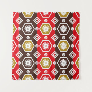 Tapiz motivos de batik indonesio con un plan muy distint