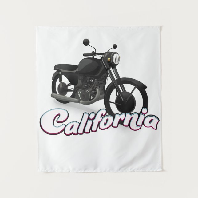 Tapiz Moto de California (Anverso)
