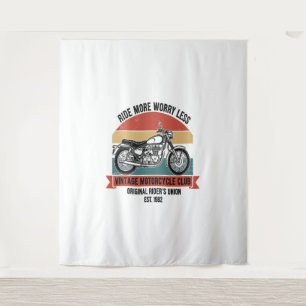 Tapiz Motocicleta de época Est. 1982