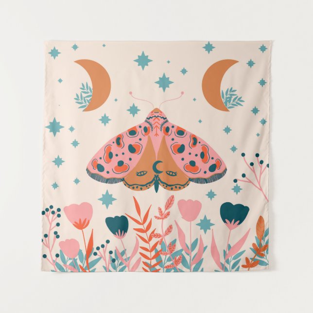 Tapiz Motos de arte popular: Ilustracion ventilado brill (Anverso)