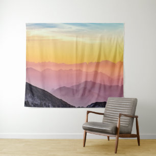 Tapiz Mountain Sunrise Pacífica Colorful Inspiradora