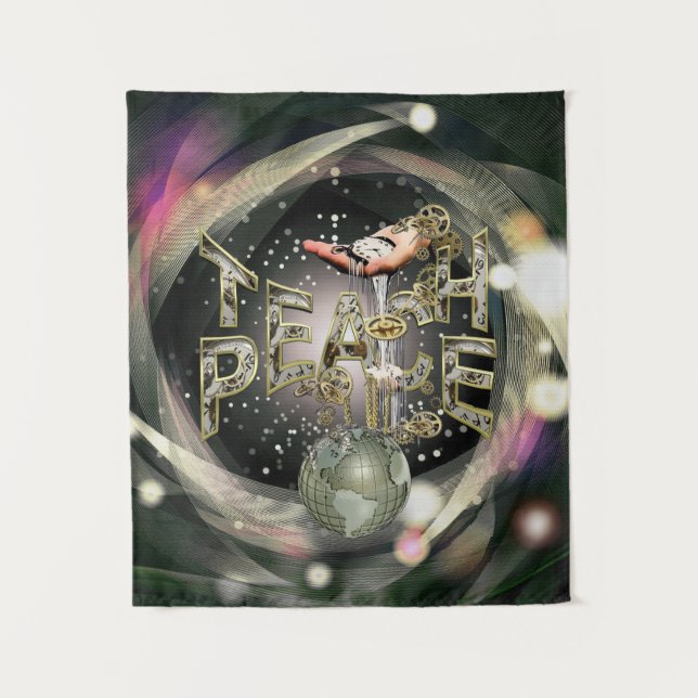 Tapiz Movimiento Teach-Peace (Anverso)