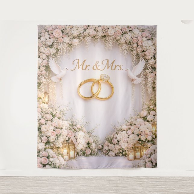 Tapiz Mr. & Mrs. backdrop (Anverso)