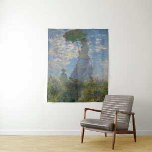 Tapiz Mujer con parasol - Madame Monet y su hijo