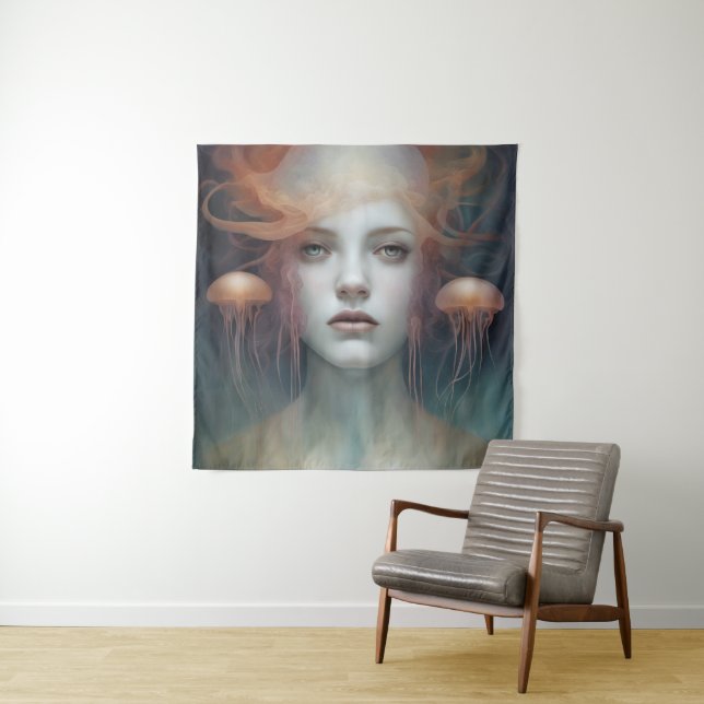 Tapiz Mujer Medusa Fantasía (In situ)