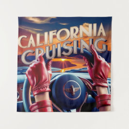 Tapiz Mujeres elegantes en coches clásicos