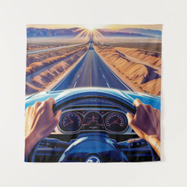 Tapiz Mujeres elegantes en coches clásicos