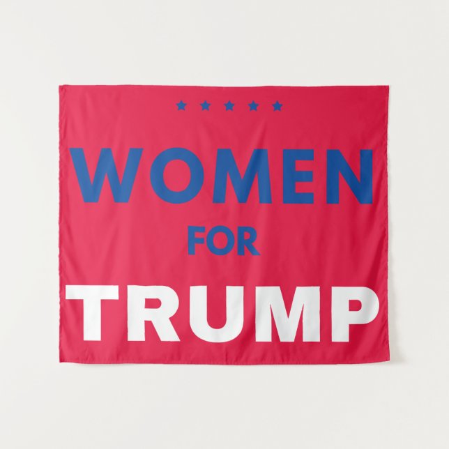 Tapiz Mujeres Por Trump (Anverso (horizontal))
