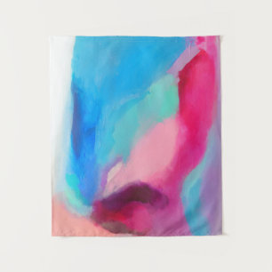 Tapiz Multicolored abstract painting