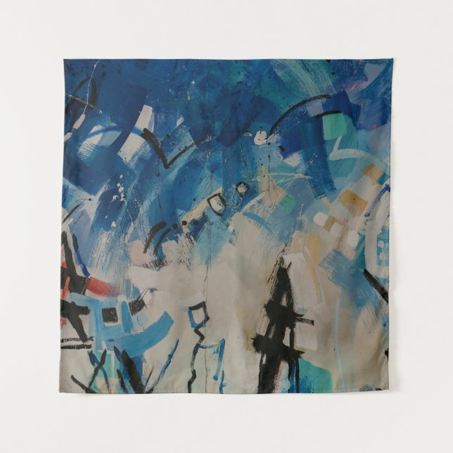 Tapiz Multicolored abstract wall (Anverso)