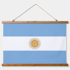 Tapiz mural con bandera de Argentina
