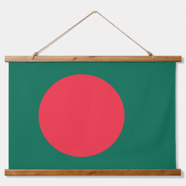 Tapiz mural con bandera de Bangladesh (Anverso )