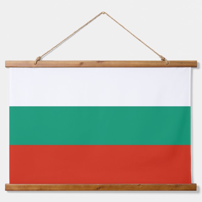 Tapiz mural con bandera de Bulgaria (Anverso )