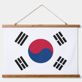 Tapiz mural con bandera de Corea del Sur