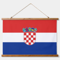 Tapiz mural con bandera de Croacia