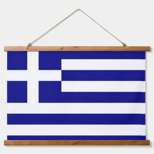 Tapiz mural con bandera de Grecia