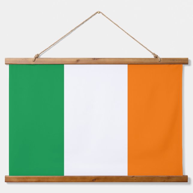 Tapiz mural con bandera de Irlanda (Anverso )