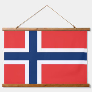 Tapiz mural con bandera de Noruega