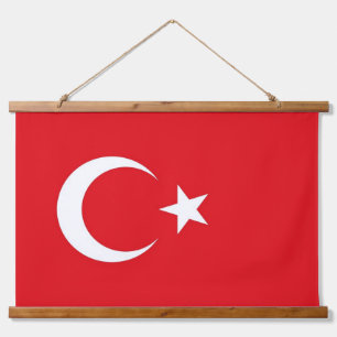 Tapiz mural con bandera de Turquía