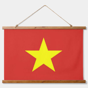 Tapiz mural con bandera de Vietnam