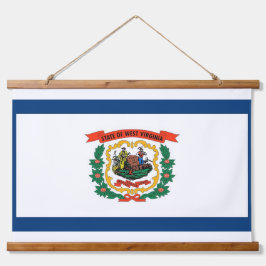 Tapiz mural con bandera de Virginia Occidental, EE