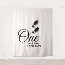 Tapiz mural minimalista motivacional