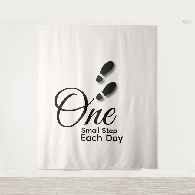 Tapiz mural minimalista motivacional (Anverso)