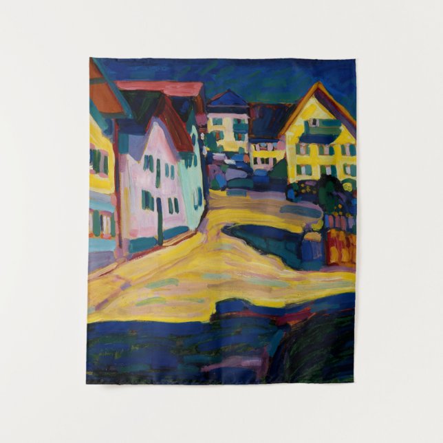 Tapiz Murnau Burggrabenstrasse 1 - Wassily Kandinsky (Anverso)