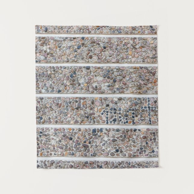 Tapiz Muro de guijarros de hormigón (Anverso)