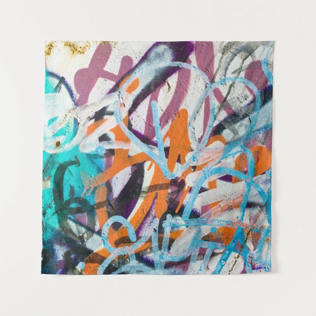 Tapiz Muro de hormigón templado, textura gruesa. (Anverso)