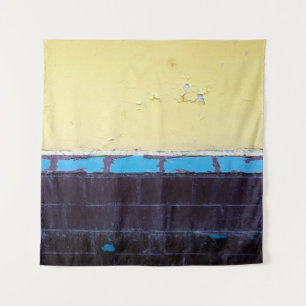 Tapiz Muro de hormigón viejo pintado dañado. Textura. Ab