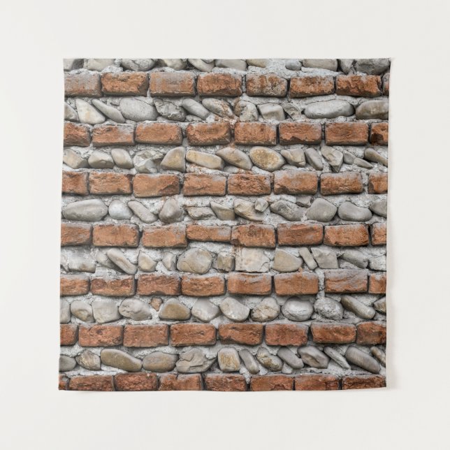 Tapiz Muro de ladrillos marrones (Anverso)
