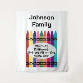 Tapiz Muro fotográfico de reunión familiar personalizado