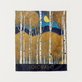 Tapiz Muro natural moderno de la montaña azul