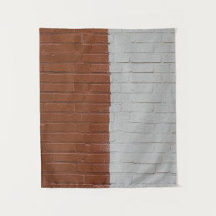 Tapiz Muros de hormigón marrón y blanco