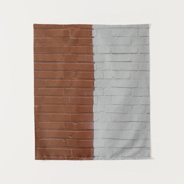 Tapiz Muros de hormigón marrón y blanco (Anverso)