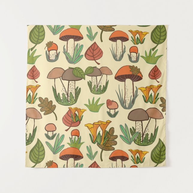 Tapiz Mushroom pattern.  (Anverso)